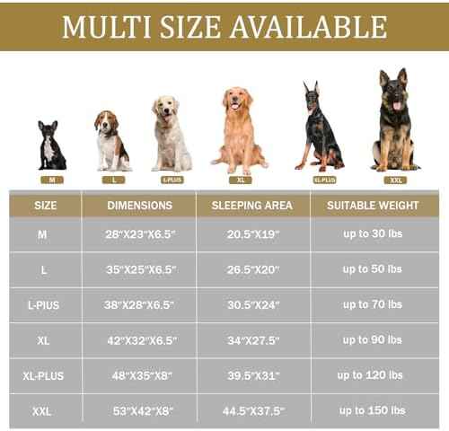 Bedfolks Orthopedic Dog Bed, Waterproof Dog Sofa Bed for Large Dogs