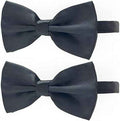 Black Bow Tie for Dogs, KOOLMOX Adjustable Dog Bow Tie Collar for