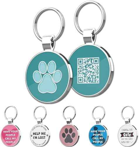 MYLUCKYTAG QR Code Pet ID | Personalized Dog & Cat Collar Tag | Online
