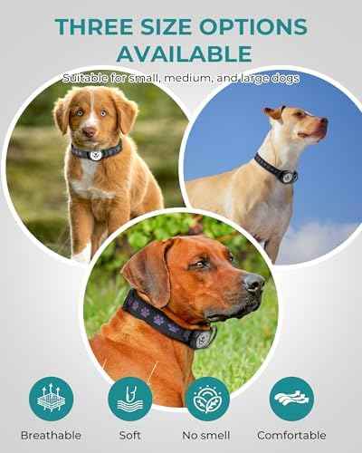 Dog Collar with Airtag Holder, IP67 Waterproof Reflective AirTag Dog