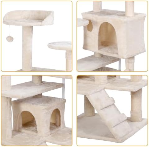 Nova Microdermabrasion 54 in Cat Tree Tower for Indoor Cats