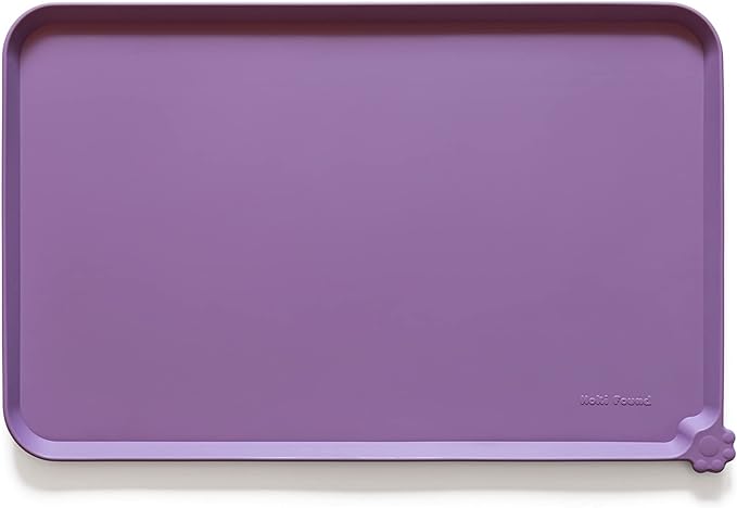 Hoki Found L Silicone Pet Food Mats Tray by Hoki+Found