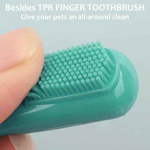 (6 Pcs) ELEGX Pet Grooming Bath Massage Brush with Soap and Shampoo