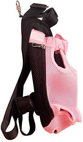 Dog Carrier Pink Legs Out Front Pet Carrier Backpack Comfortable Puppy