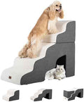 Garnpet Dog Stairs for High Beds with Tunnel, 5-Step Dog Steps for
