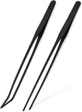 Mandala Crafts 15 Inches Black Stainless Steel Straight and Curved Aquarium by MandalaCrafts