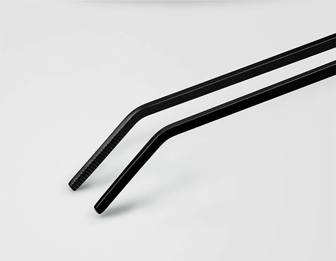 15 inch Black Curved Aquarium Tweezers Stainless Steel Curved Tweezer - Image 5
