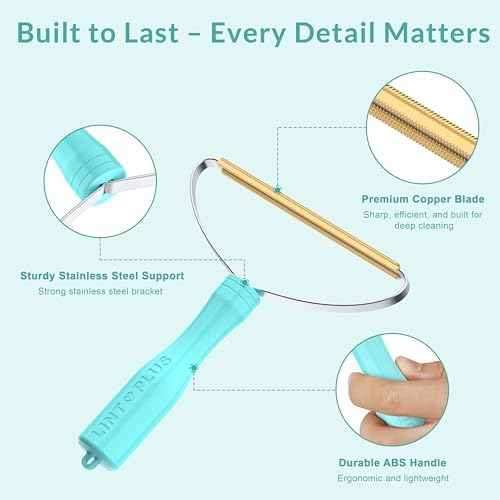 LINTPLUS Pet Hair Remover Carpet x2 & Lint Root Cleaner Pro Pet Hair
