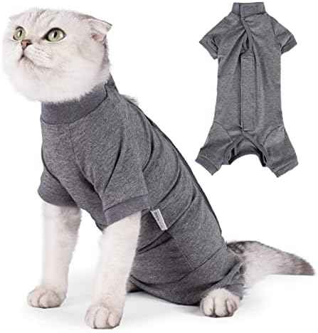 LIANZIMAU Cat Surgical Recovery Suit Professional for Male Female Dog