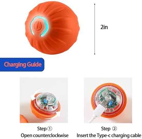 Trumoon Interactive Dog Jumping Ball Toy, Active Rolling Ball for