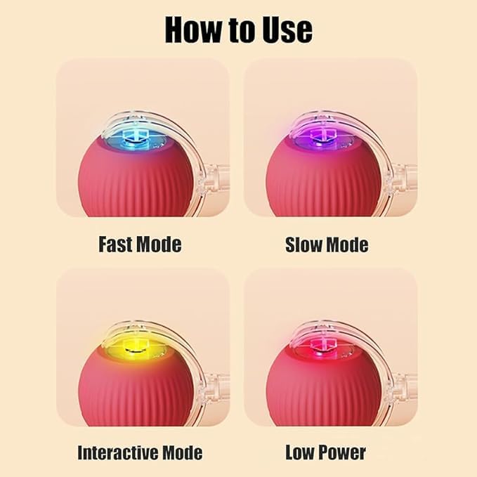 Valentines Day Gifts 2025 New Electric Dog Ball Toy, 360° Smart Automatic - Image 5