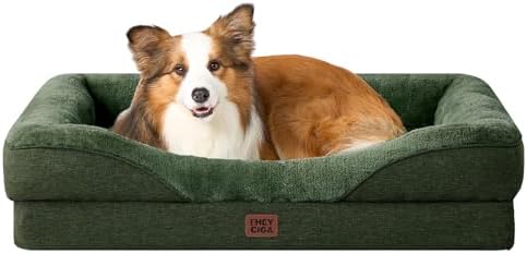 EHEYCIGA Orthopedic Dog Bed for Large Sized Dog, Waterproof Liner & Washable by EHEYCIGA