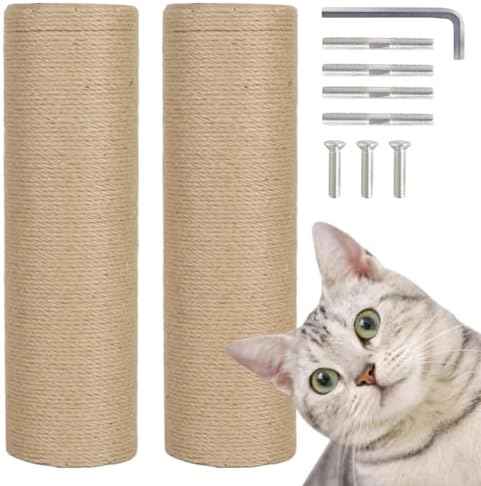 PowerKing Thick Natural Sisal Replacement Scratching Post,15.7"
