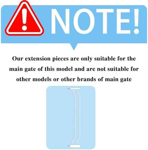 Extra Wide Baby Gate 4.72in Extensions Walk Through Baby Gate Pressure