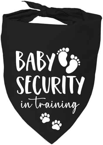Baby Security Dog Bandana - Pregnancy Reveal Accessory for Dogs