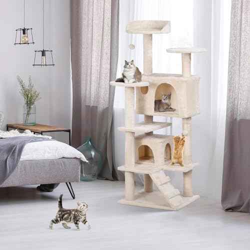Nova Microdermabrasion 54 in Cat Tree Tower for Indoor Cats