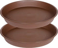 2 Pack of 16 17 inch Plant Saucer, 2.3" Depth, Plant Trays by Bleuhome