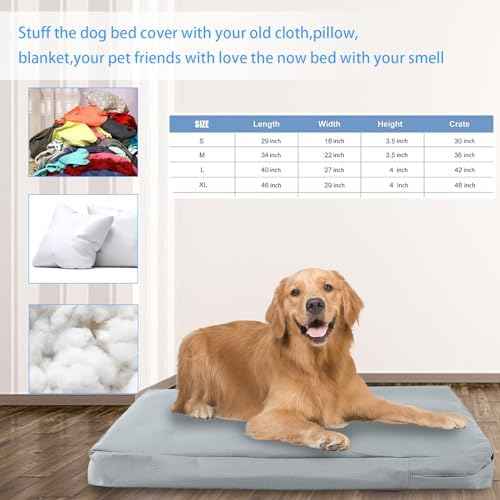 Waterproof Dog Bed Cover Replacement for 42 Inch Wire Crates, Heavy