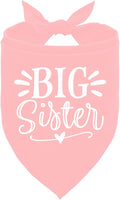 Big Sister Dog Bandana, Dog Bandana, Pet Dog Triangle Scarf, Dog Bandana by ZPPRJF