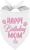 Happy Birthday Mom Dog Bandana by AUII+JO+DESIGN