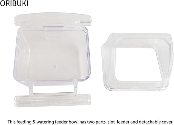 4 Pack Bird Feeders for Cage No Mess Parakeet Food Bowl - Image 3