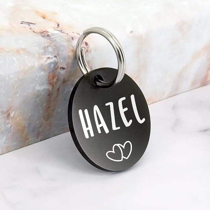 Ultra Joys Cat ID Tag Personalized Pet Tags, Durable Stainless Steel Small Pet - Image 2
