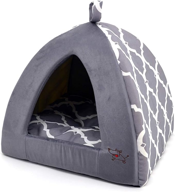 Best Pet Supplies Dog House Bed Crate Mat Tent Indoor Round Soft Plush - Image 2