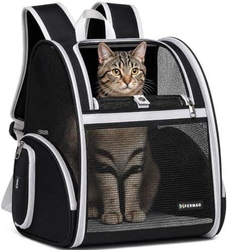 Cat Backpack Carrier for Small Dogs and Medium cat Puppy Kitten Bunny