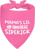 Mama's Lil Dramatic Sidekick Pink Dog Bandana, Mother's Day Birthday by ZBBFSCSB