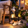 Tricolor Cavalier King Charles Spaniel - 12.99 Inch Outdoor Dog