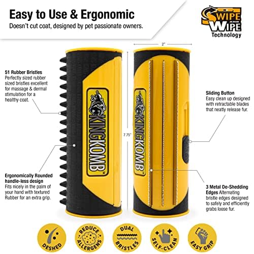 King Kanine Deshedding Dog Brush - Image 2