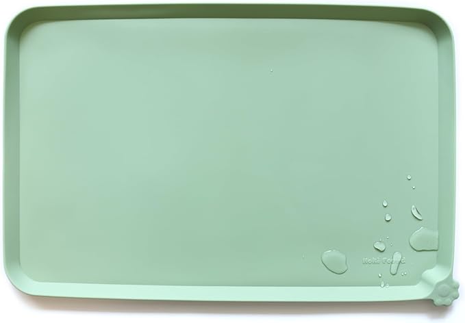 Hoki Found L Silicone Non Slip Pet Dog Cat Bowl Mats by Hoki+Found