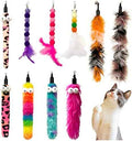 AcceLeah Cat Worm Toy Refills Cats Teaser Toys Cat Fishing Pole Toy
