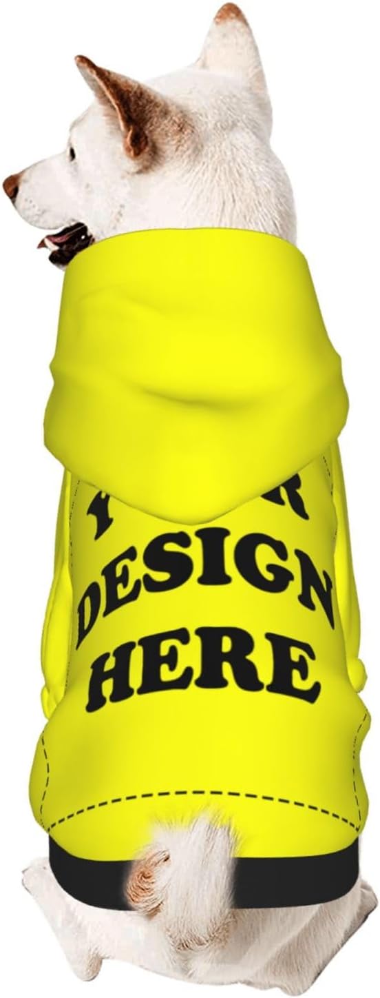 Personalized Chihuahua Dog Hoodie, Custom Pet Warm Sweatshirt Costume by KMITBPN