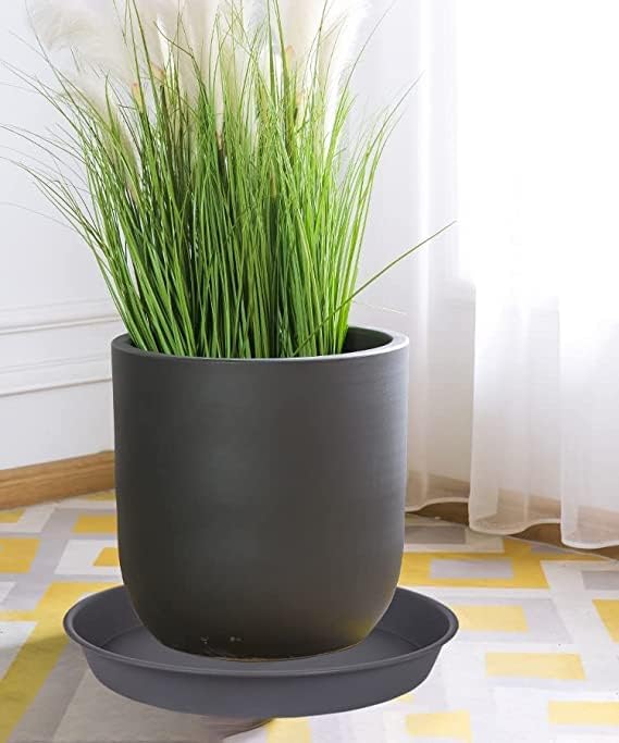 2 Pack of 8 inch Plant Saucer Clear, Heavy Duty Plastic Plant Water Tray 8 inch - Image 4