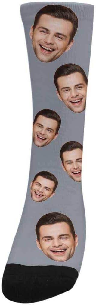 MyPupSocks Custom Personalized Photo Pet Face Socks, Cat and Dog Tracks Paws - Image 3