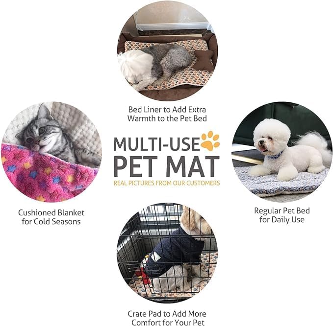 Mora Pets Dog Bed Crate Pad Ultra Soft Pet Bed - Image 5