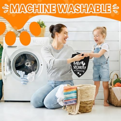 Baby Security Dog Bandana - Pregnancy Reveal Accessory for Dogs
