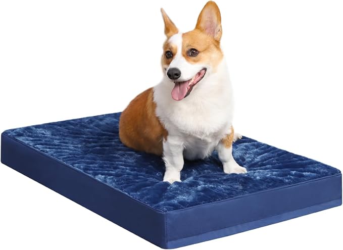 KSIIA Orthopedic Dog Crate Bed Waterproof Dog beds by KSIIAPetProducts