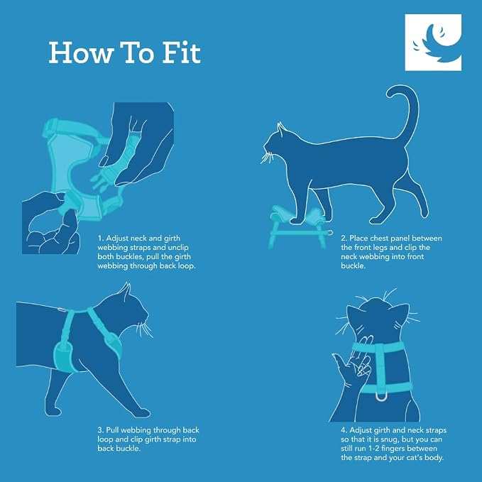 RC Pets Adventure Kitty Cat Harness | Adjustable Airmesh Vest - Image 4