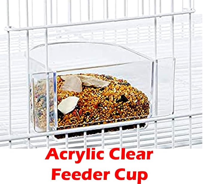 54" Large Wrought Iron Breeding Flight Canary Parakeet Cockatiel Lovebird Finch - Image 7