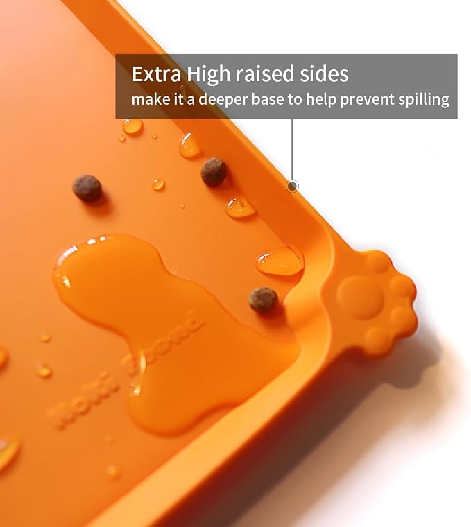 Hoki Found L Silicone Non Slip Pet Dog Cat Bowl Mats - Image 2