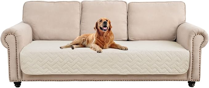 fuguitex Waterproof Dog Bed Cover Couch Cover, Anti-Slip Cat Mat Pet Pad Blanket by fuguitexHome