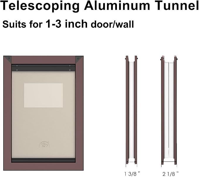 Rescumascer Aluminum Medium Dog Door - Image 5
