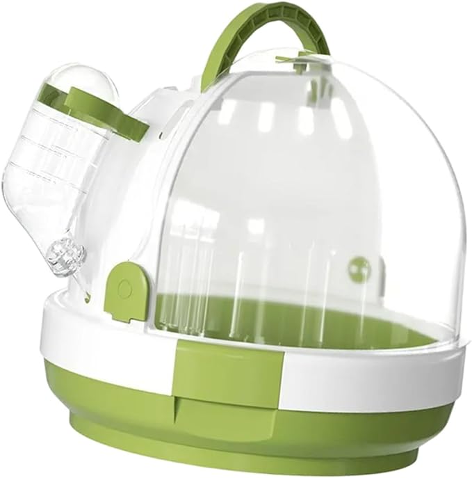 Parrot Travel Cage, Small Animal Carry Case, Breathable Hamster Carrier Cage by Unknown