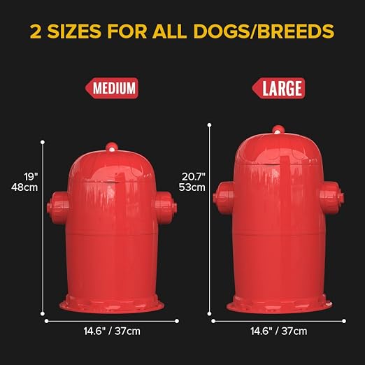 Red Rocket Pets Dog Poop Trash Can Large Doggy Twist'R Pack, 12x Refills Bags - Image 5