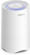 Small Air Purifier for Home Bedroom, Personal Desk Mini Air Purifier, Room Hepa by ROSEKM