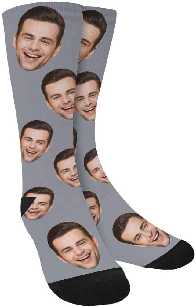 MyPupSocks Custom Personalized Photo Pet Face Socks, Cat and Dog Tracks Paws by MyPupSocks