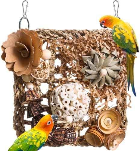 Bird Foraging Toys Natural Bird Toys Conure Toys Parrot Shredding