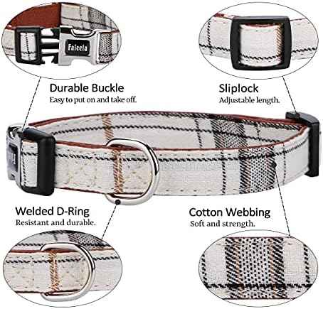 Faleela Soft &Comfy Bowtie Dog Collar,Detachable and Adjustable Bow